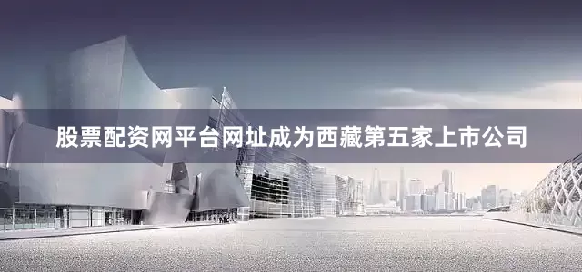股票配资网平台网址成为西藏第五家上市公司